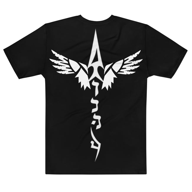 APN Black Tribal Adonai Spear Men's t-shirt