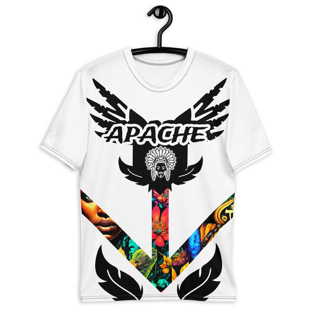 APN White Tribal Adonai Spear Men's t-shirt