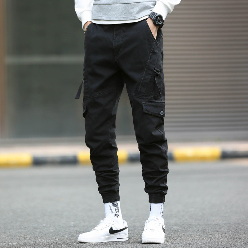 Men's Slim Fashion Casual Pants Cargo Pants