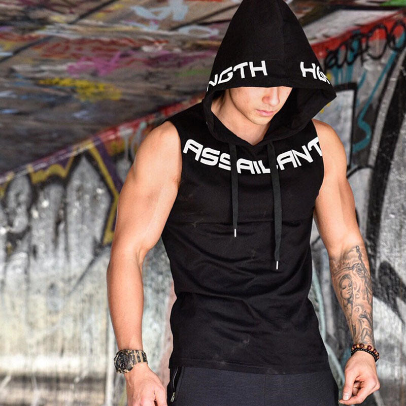 Slim-fit Sleeveless Waistcoat Fashion Running Training Casual Vest