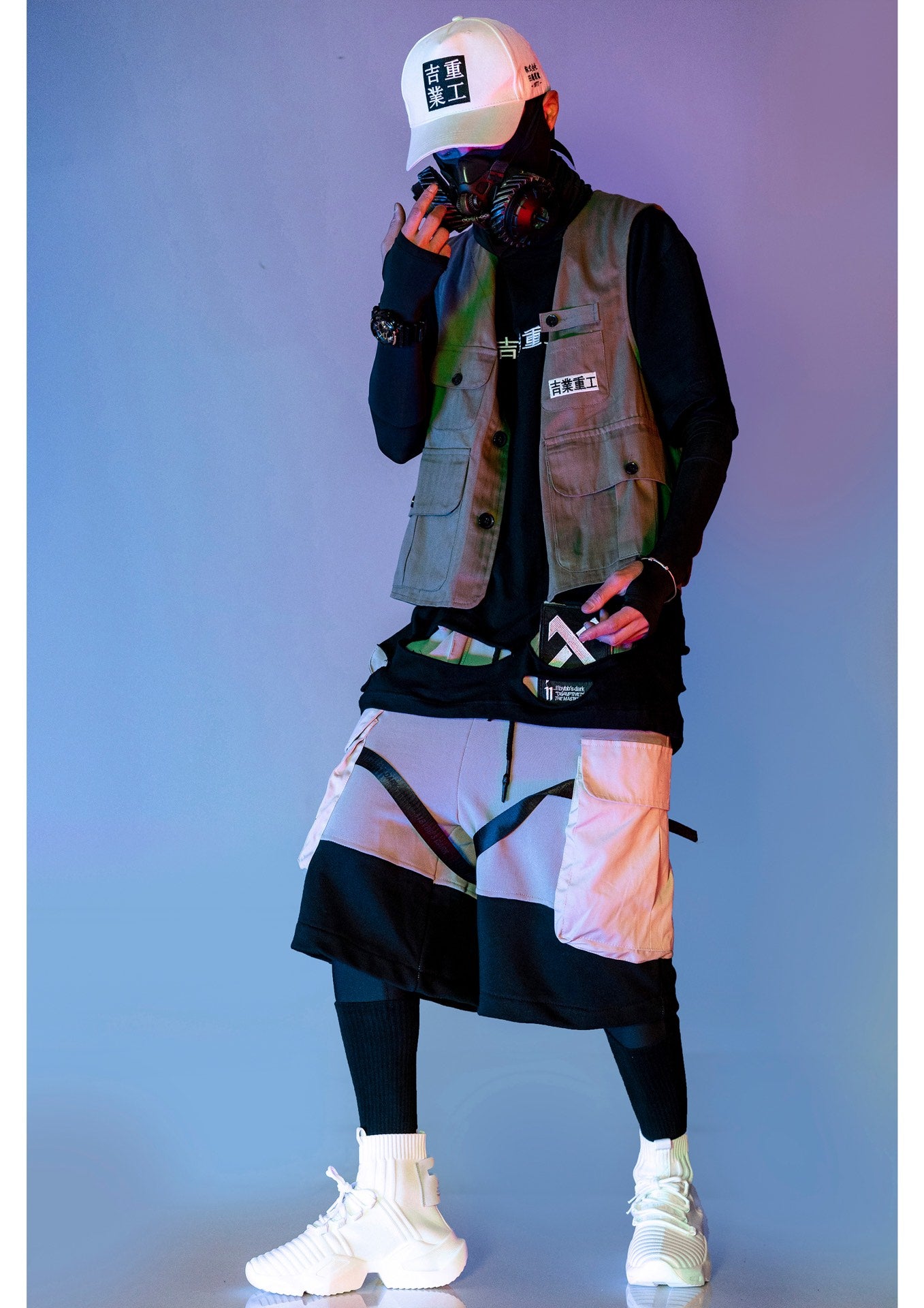 Thin Section Outer Wear Hip-hop Trend Loose Ins Tooling Straight-leg Pants