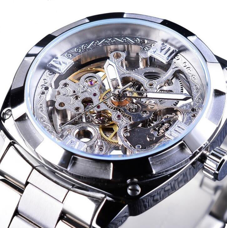 Golden Waterproof  Mechanical Watch