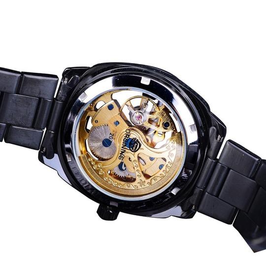 Golden Waterproof  Mechanical Watch